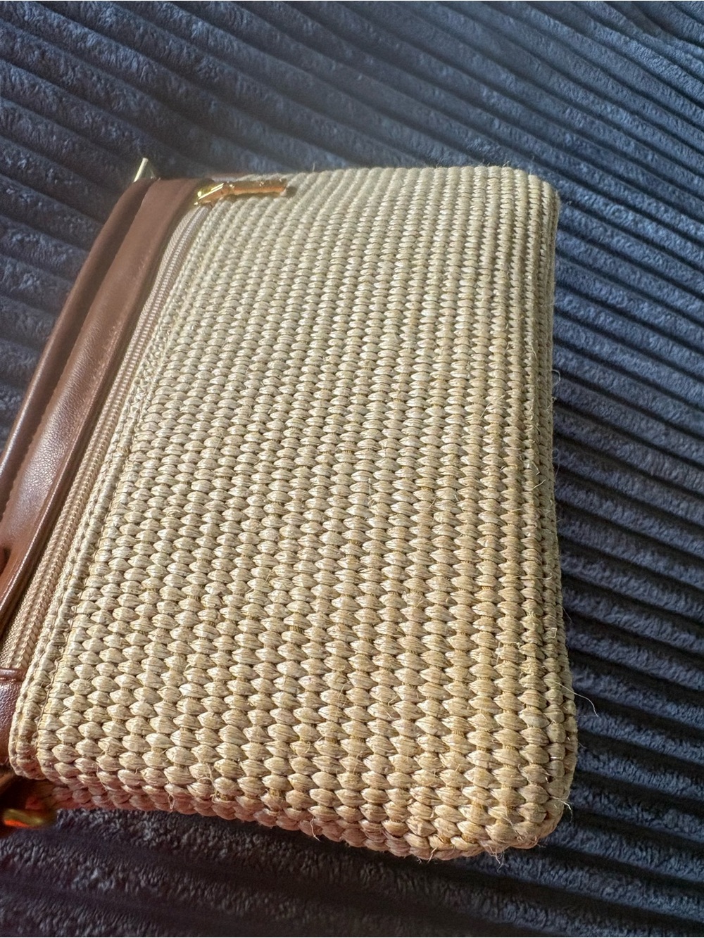 Think Roylan Leather Trim
Woven Crossbody / Clutch / Shoulder Bag - Picture 12 of 12
